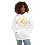 Gold Crescent Moon Symbol Unisex Hoodie