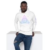 Blue and Purple Symbol 5 Unisex Hoodie