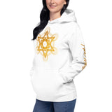 Gold Vibrational Star Unisex Hoodie