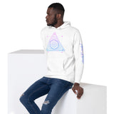 Blue and Purple Symbol 5 Unisex Hoodie