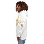 Gold Flower of Life Symbol Unisex Hoodie